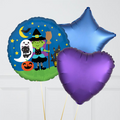 Cutest Halloween Witch Inflated Foil Balloon Bouquet