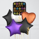 Spooky Halloween Pumpkins Inflated Foil Balloon Bouquet