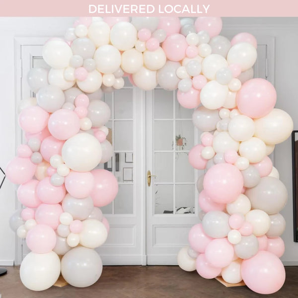 Macaron Pink Ready-Made Balloon Arch