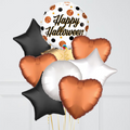 Halloween Sparkly Dots Inflated Foil Balloon Bouquet