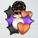 Happy Halloween Inflated Foil Balloon Bouquet