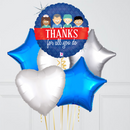 Thanks For All You Do Foil Balloon Bouquet