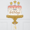 Birthday Sparkle Cake Foil Balloon Bunch