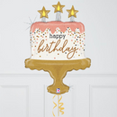 Birthday Sparkle Cake Foil Balloon Bunch