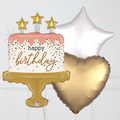 Birthday Sparkle Cake Foil Balloon Bunch