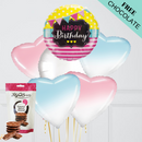 Birthday Cute Banners Foil Balloon Bouquet