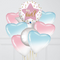 Gender Reveal Pastel Foil Balloon Bouquet