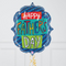 Father's Day Confetti Frame Foil Balloon Bunch