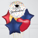 Happy Graduation Confetti Foil Balloon Bouquet