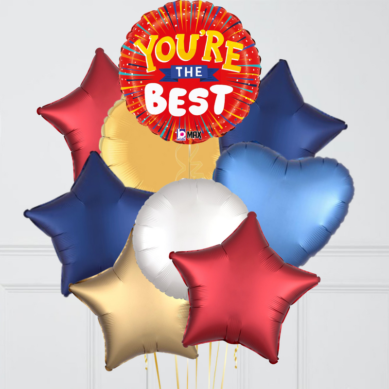 You're The Best Foil Balloon Bouquet