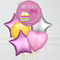 Birthday Girl Cake Foil Balloon Bunch