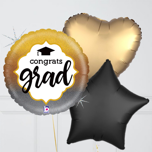 Metallic Ombre Grad Foil Balloon Bouquet