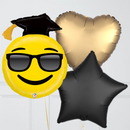 Graduation Emoji Foil Balloon Bouquet