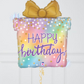 Opal Birthday Present Foil Balloon Bunch