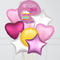 Birthday Girl Cake Foil Balloon Bunch