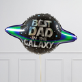 Best Dad  Inflated Balloon Package