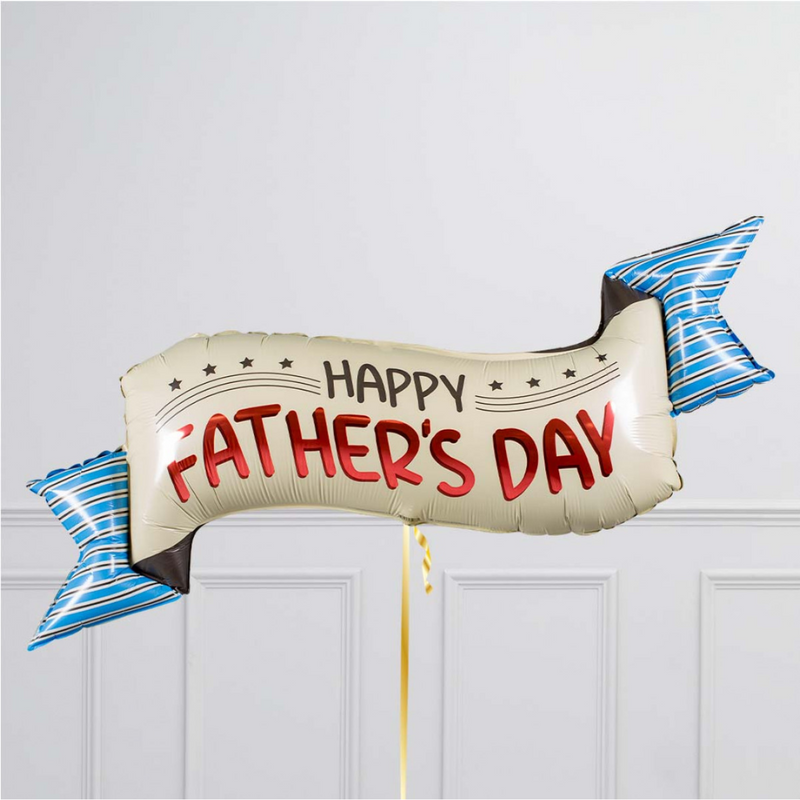 Happy Father's Day Banner Balloon Package