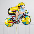 Cycling Father's Day Inflated Balloon Package