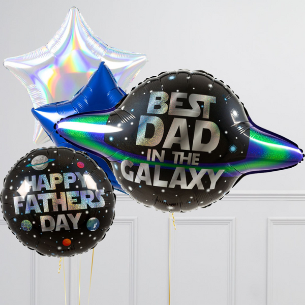 Best Dad  Inflated Balloon Package