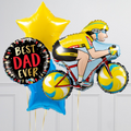 Cycling Father's Day Inflated Balloon Package