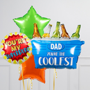 Coolest Dad Beer Father's Day Balloon Package