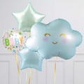 Baby Blue Cloud Balloon Package