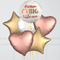 Dream Big Little One Foil Balloon Bunch