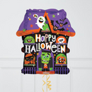 Spooky Halloween House Inflated Foil Balloon Bouquet