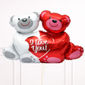 I Love You Teddy Bears Foil Balloon
