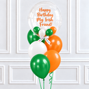 Personalised Ireland Bubble Balloon Latex Bunch