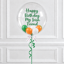 Personalised Irish Themed Bubble Balloon