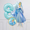 Cinderella Princess Birthday Inflated Birthday Crazy Balloon Bunch