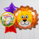 Cute Lion Inflated Balloon Package