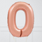 Rose Gold Number Balloons (0-9). 40 inch