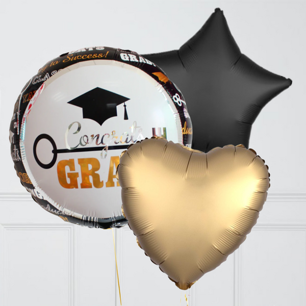 Classy Happy Graduation Foil Balloon Bouquet