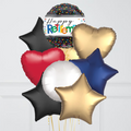 Happy Retirement Classy Foil Balloon Bouquet