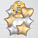 Sunflowers Get Well Foil Balloon Bouquet