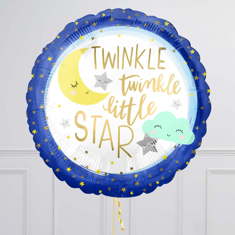 Twinkle Twinkle Little Star Foil Balloon Bouquet