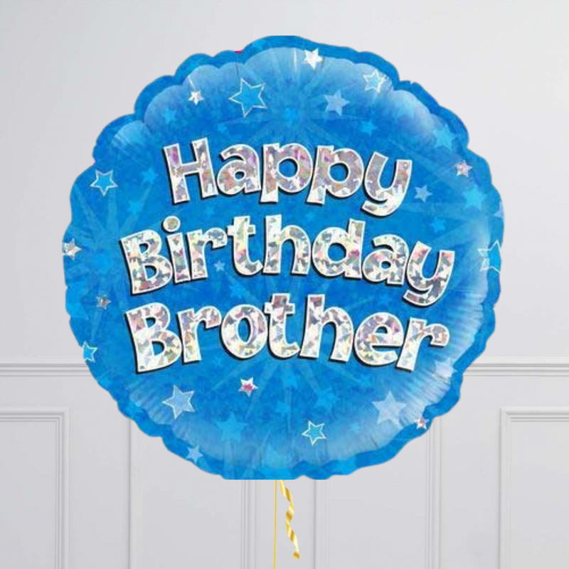 Happy Birthday Brother Foil Balloon Bouquet