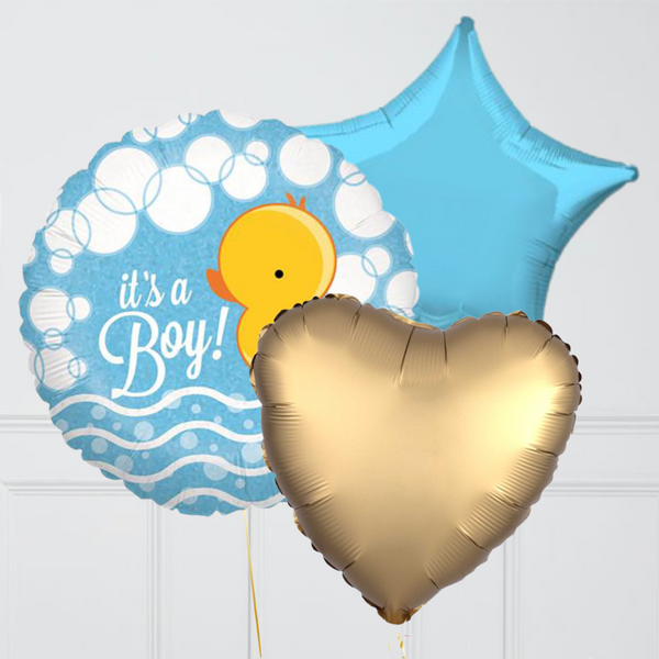 It's a Boy Little Duck Balloon Bouquet