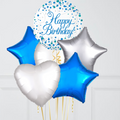 Happy Birthday Balloon Bouquet - Cheerful Celebration Decor