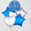 Keep Calm Its Your 60th Birthday Foil Balloon Bouquet