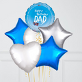 Happy Birthday Dad Foil Balloon Bouquet