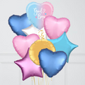 Gradient Heart Girl or Boy Balloon Bouquet