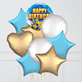 Digger Happy Birthday Foil Balloon Bouquet