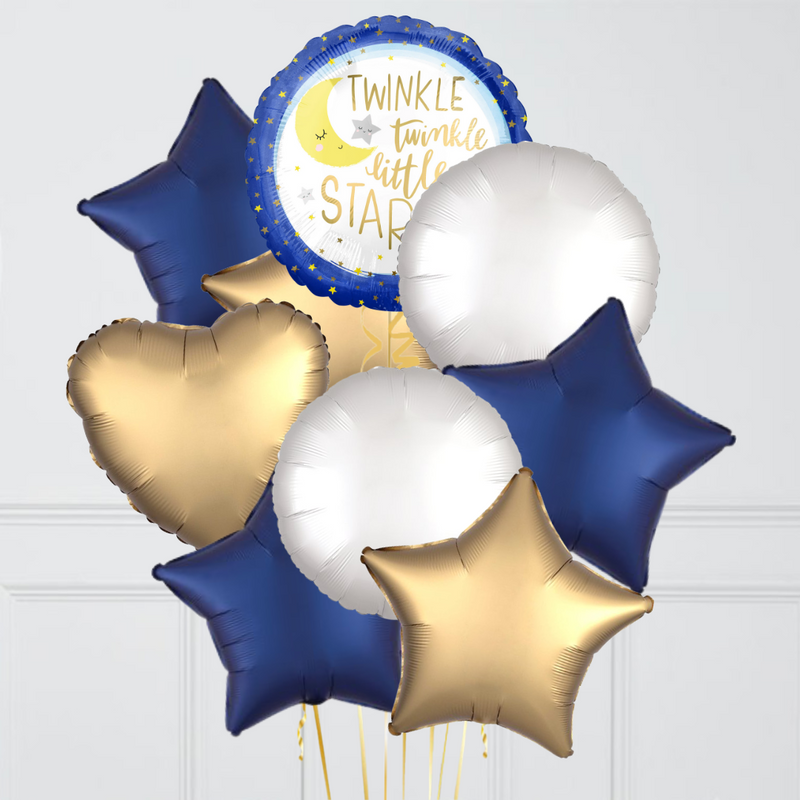 Twinkle Twinkle Little Star Foil Balloon Bouquet