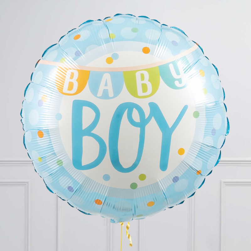 Baby Boy Foil Balloon Bouquet