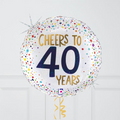 Cheers To 40 Years Foil Balloon Bouquet