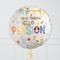 Happy Retirement Pastel Stars Inflated Foil Balloon Bunch