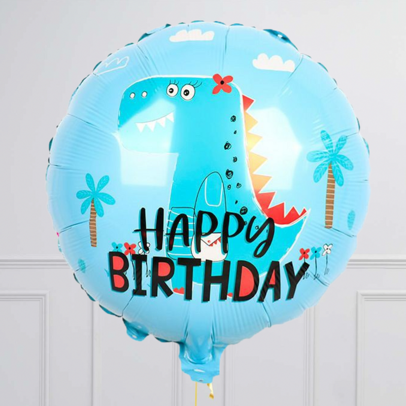 Dino Happy Birthday Foil Balloon Bouquet